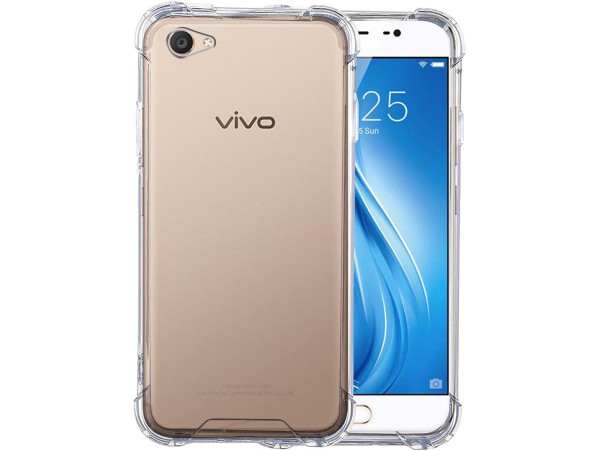 Mobile Case Back Cover For Vivo V5 / Vivo V5S / Vivo Y69 / Vivo Y67 / Vivo Y66 (Transparent) (Pack of 1)